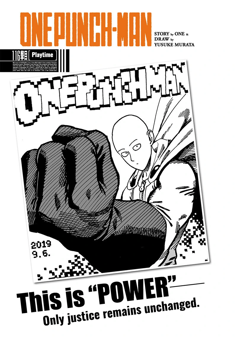 One Punch Man - Chapter 116 - Page 1