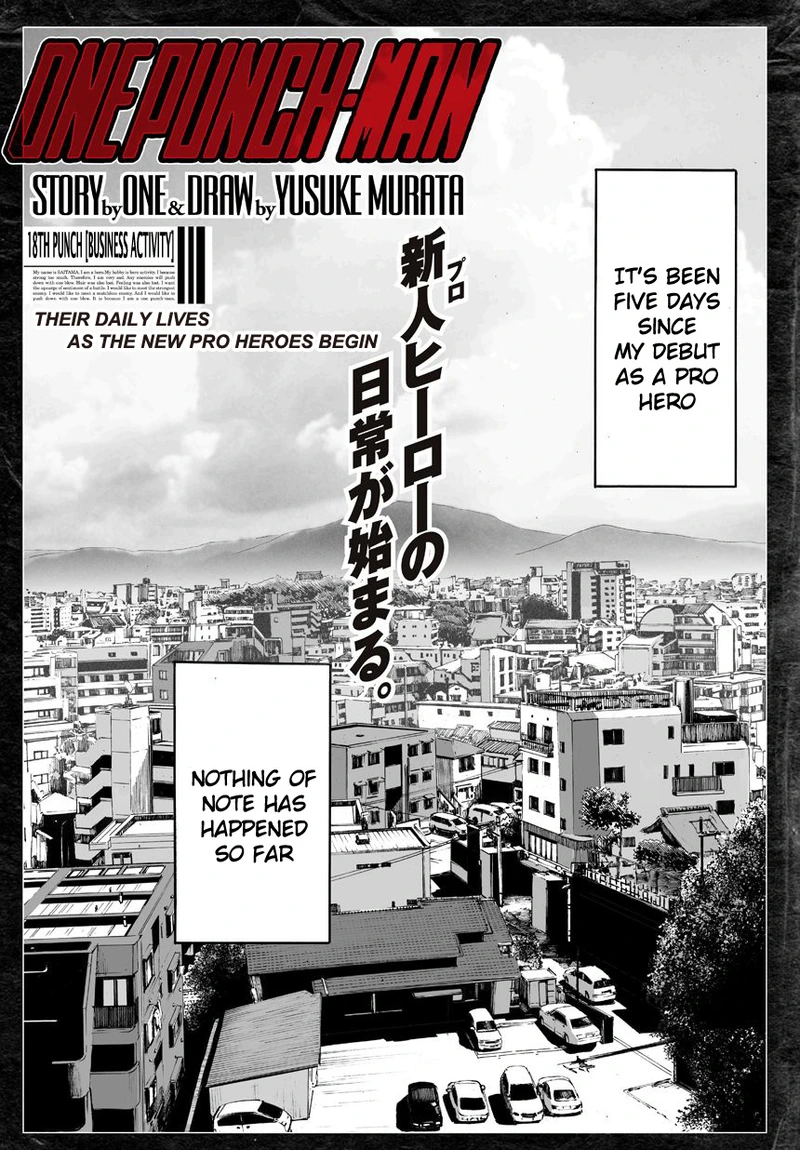 One Punch Man - Chapter 18 - Page 1