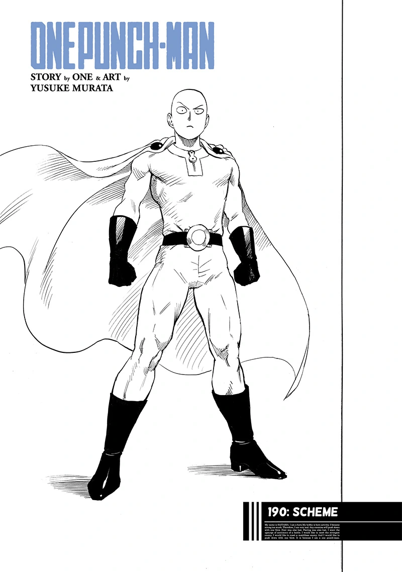 One Punch Man - Chapter 190 - Page 1