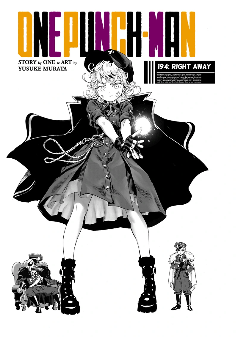 One Punch Man - Chapter 194 - Page 1