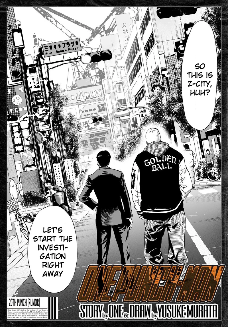 One Punch Man - Chapter 20 - Page 1