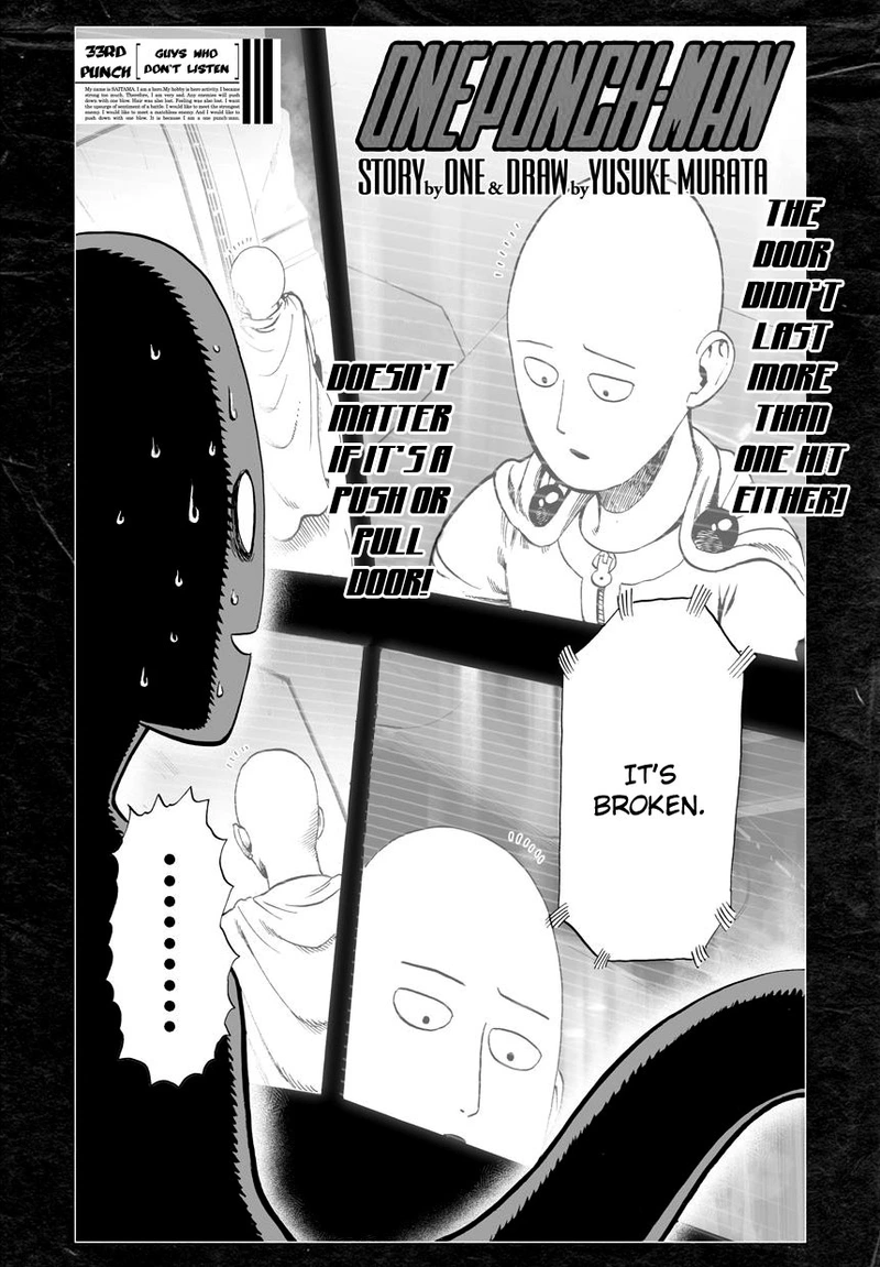 One Punch Man - Chapter 33 - Page 2