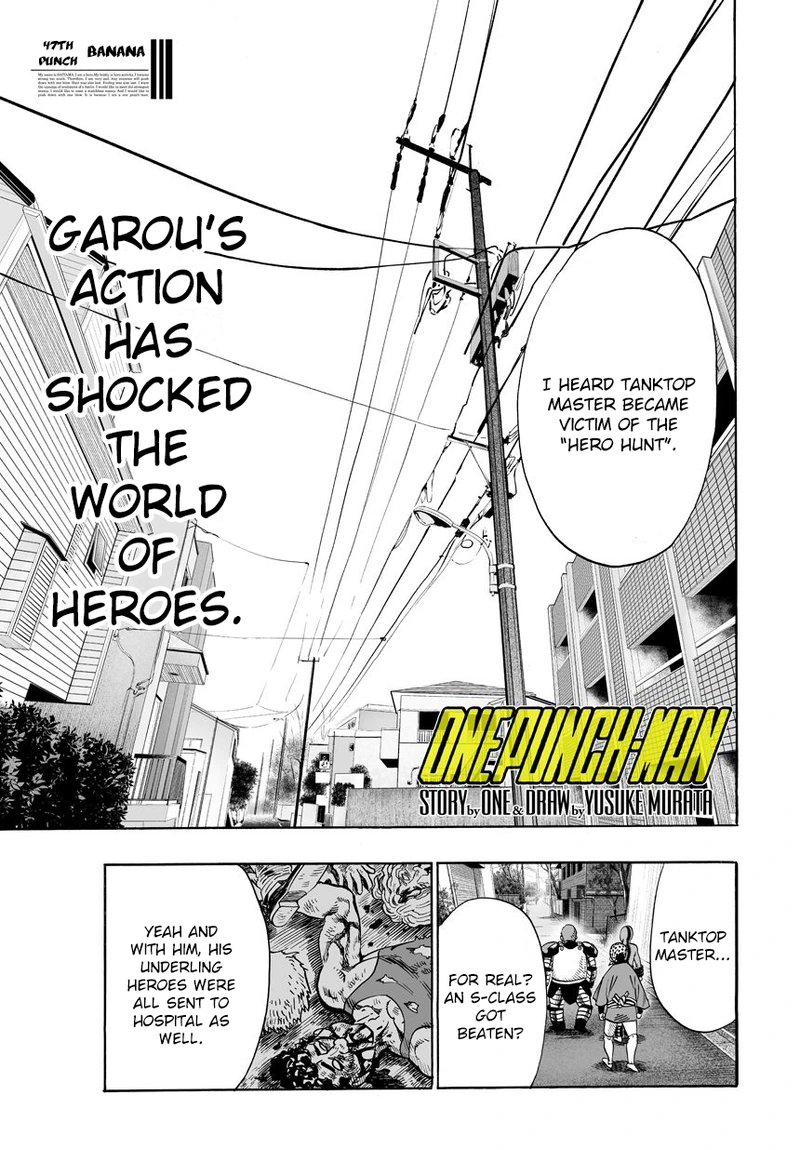 One Punch Man - Chapter 48 - Page 1