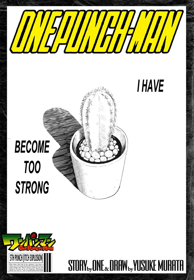 One Punch Man - Chapter 5 - Page 1