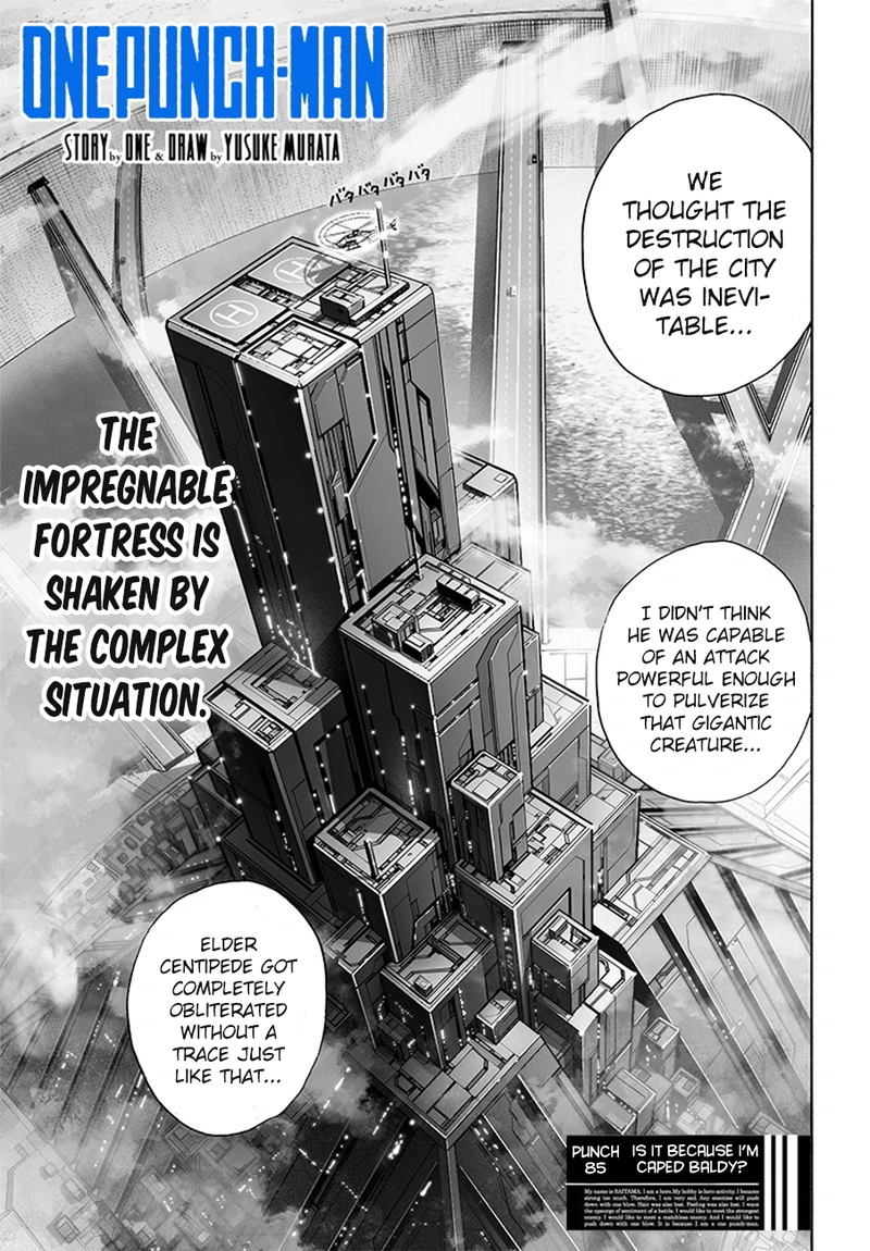 One Punch Man - Chapter 85 - Page 1